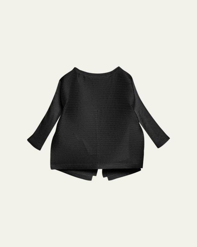 Paneled Pleats Top